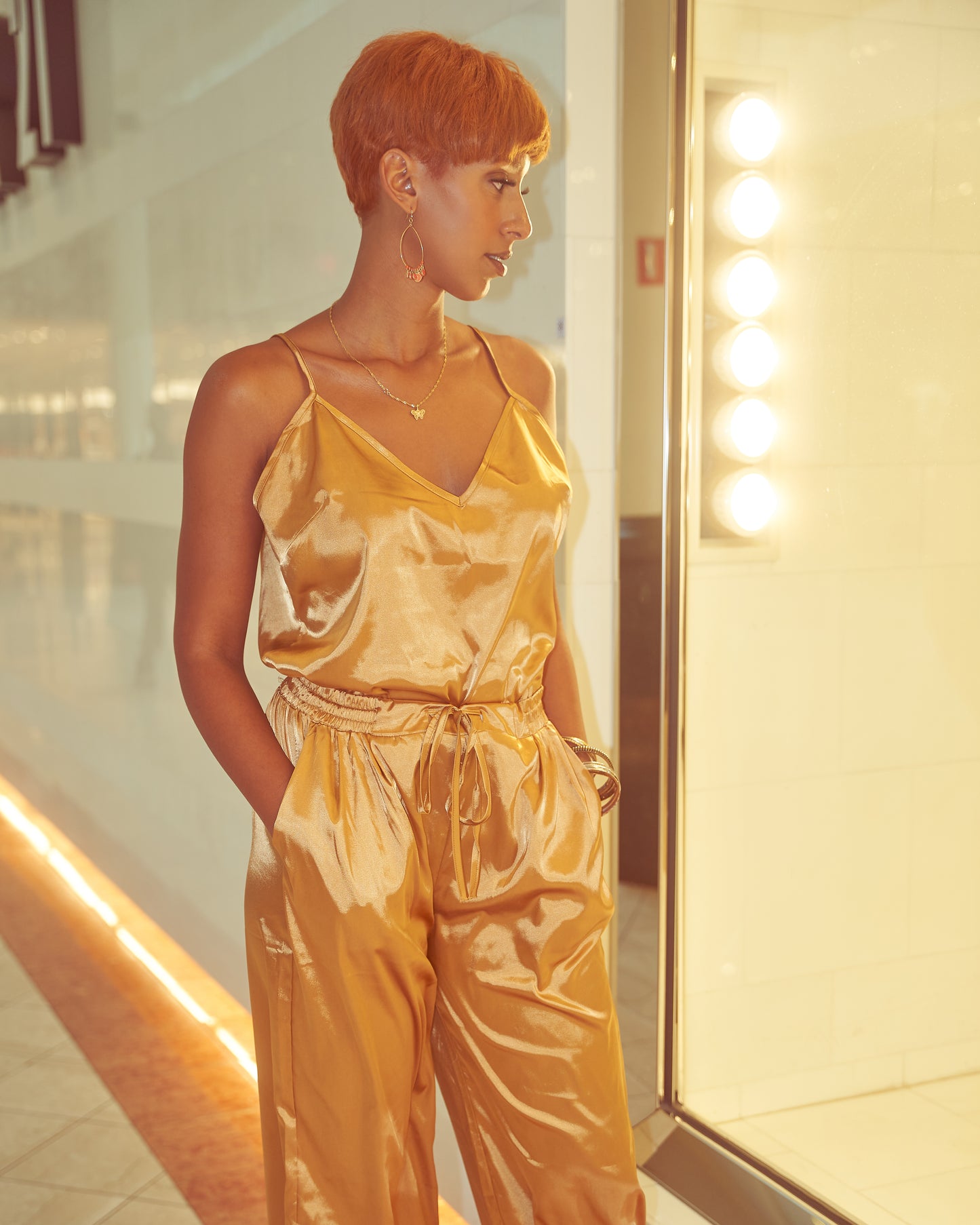 Perfectly Imperfect Find-Classic Satin Set