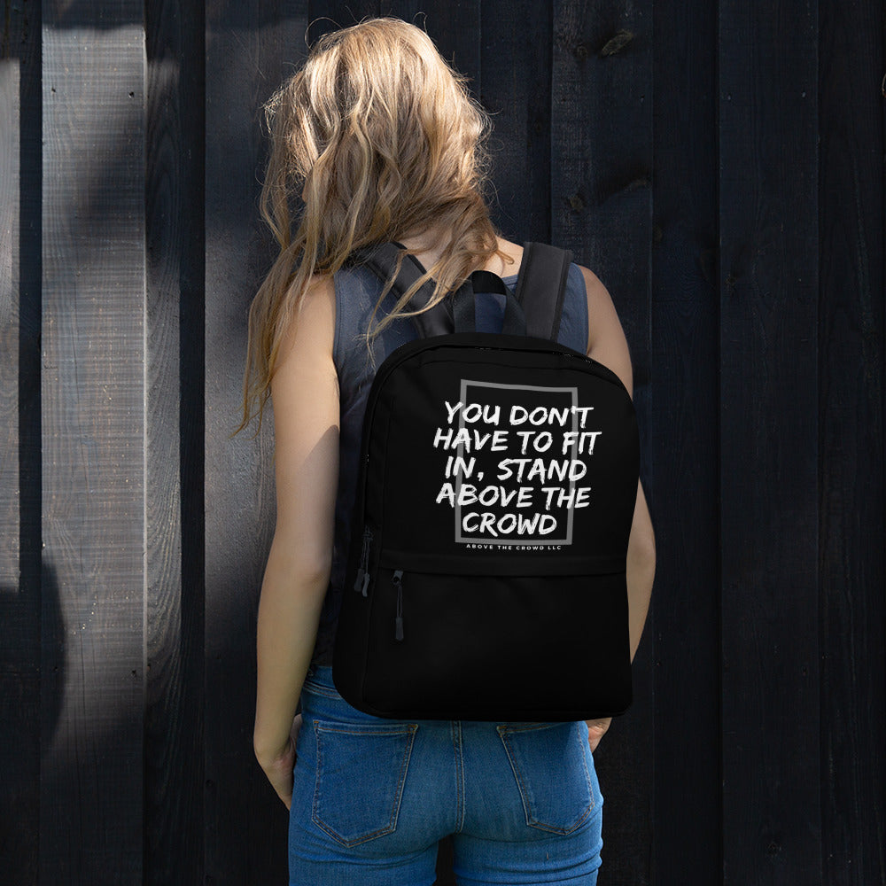 Black 'Fit In' Backpack