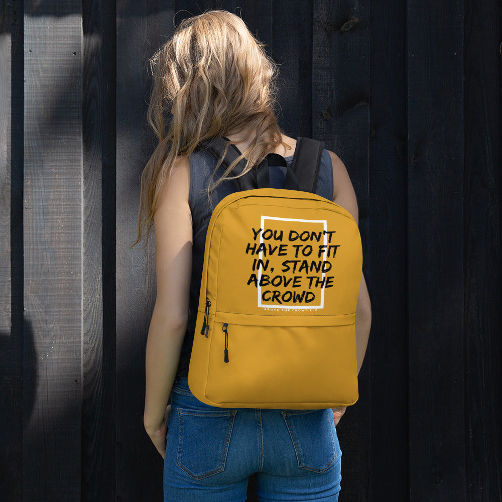 Mustard 'Fit In' Backpack