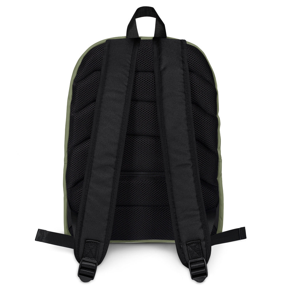 Olive 'Fit In' Backpack