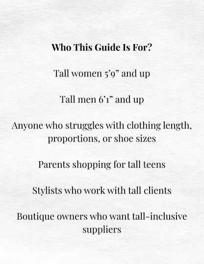 Above the Crowd Shopping Guide — First Edition (2025)
