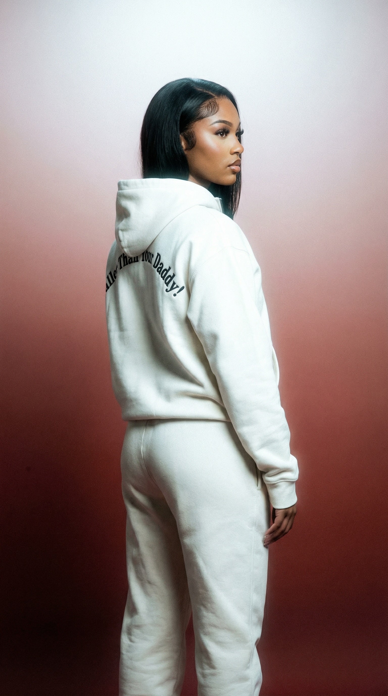 TTYD Zipper Sweatsuit Set (Acid Wash + Cream) | Tall Fit 5'10