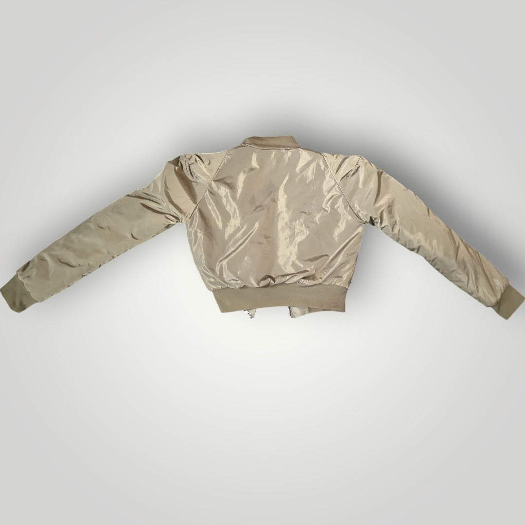 Pre-Loved, Tall Fit – TJL Collection Cropped Bomber Jacket, Size XL