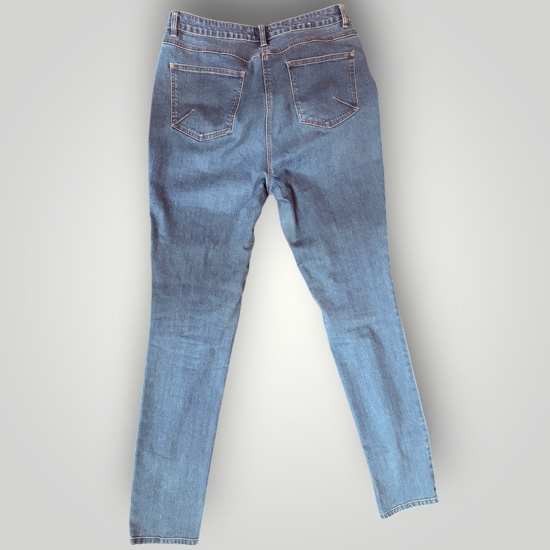 Pre-Loved, Tall Fit – Long Tall Sally Skinny Jeans, Denim Wash, Size 12
