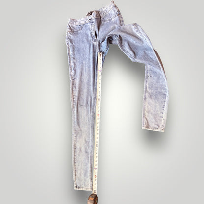 Pre-Loved, Tall Fit – Long Tall Sally Skinny Jeans, Acid Wash, Size 12, 36 inseam
