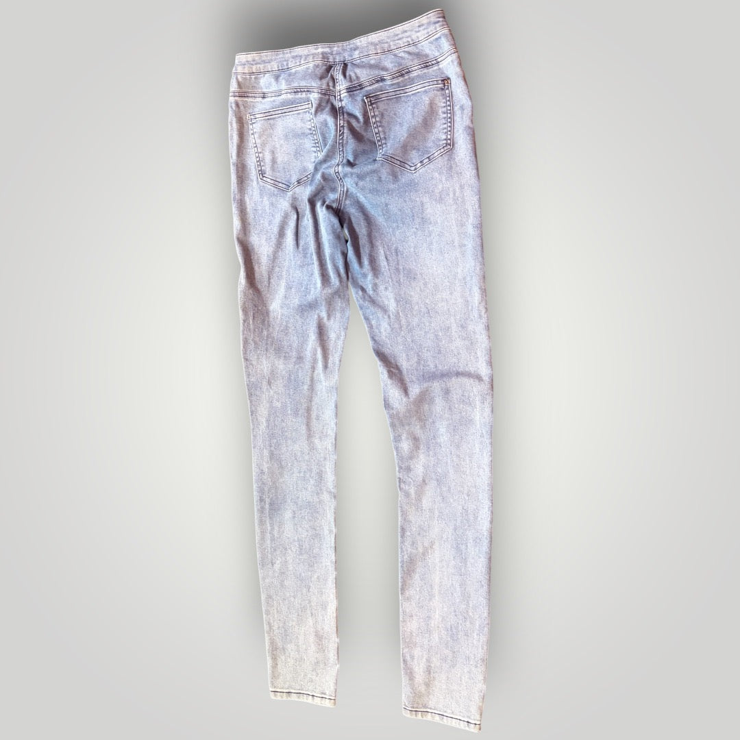 Pre-Loved, Tall Fit – Long Tall Sally Skinny Jeans, Acid Wash, Size 12, 36 inseam