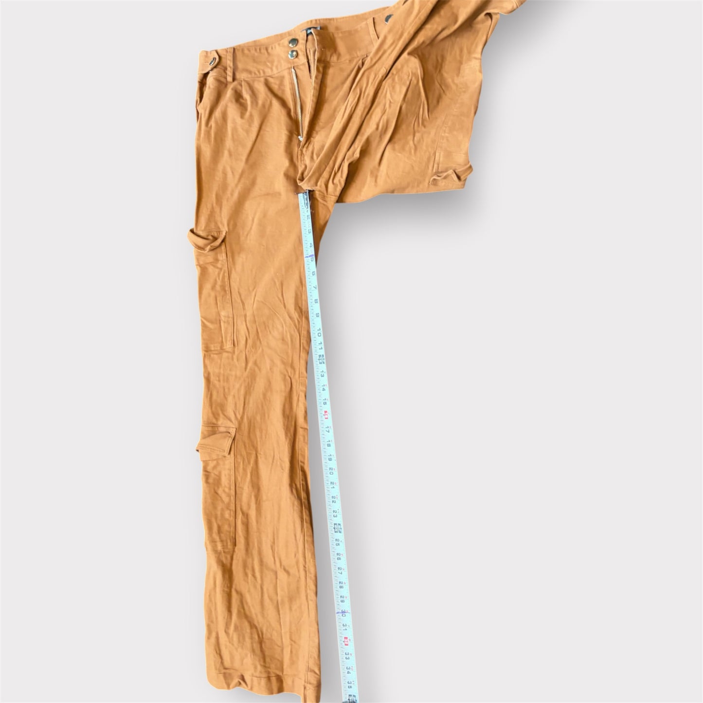 Pre-Loved, Tall Fit – TJL Collection Brown Cargo Pants, Size XL, 37 inseam