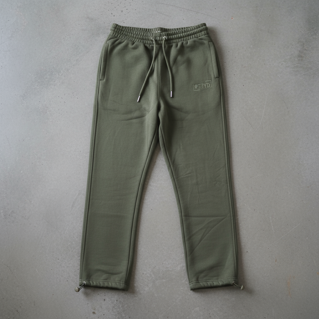 #TTYD Olive Zipper Hoodie Set