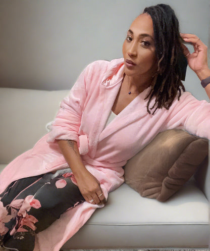 Perfectly Imperfect Find: Cotton Candy Premium Satin Lined Hooded Robe