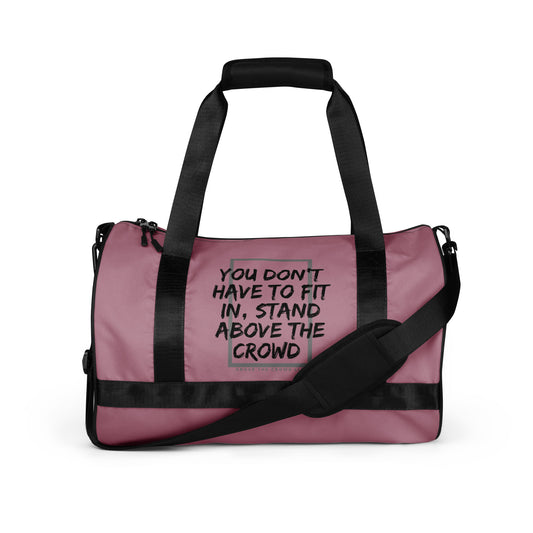 Dusty Rose 'Fit In' gym bag