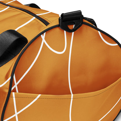 Orange Printed 'Taller than your Daddy' Gym Bag