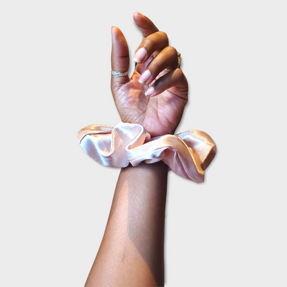 Blush Premium Jumbo Satin Scrunchie