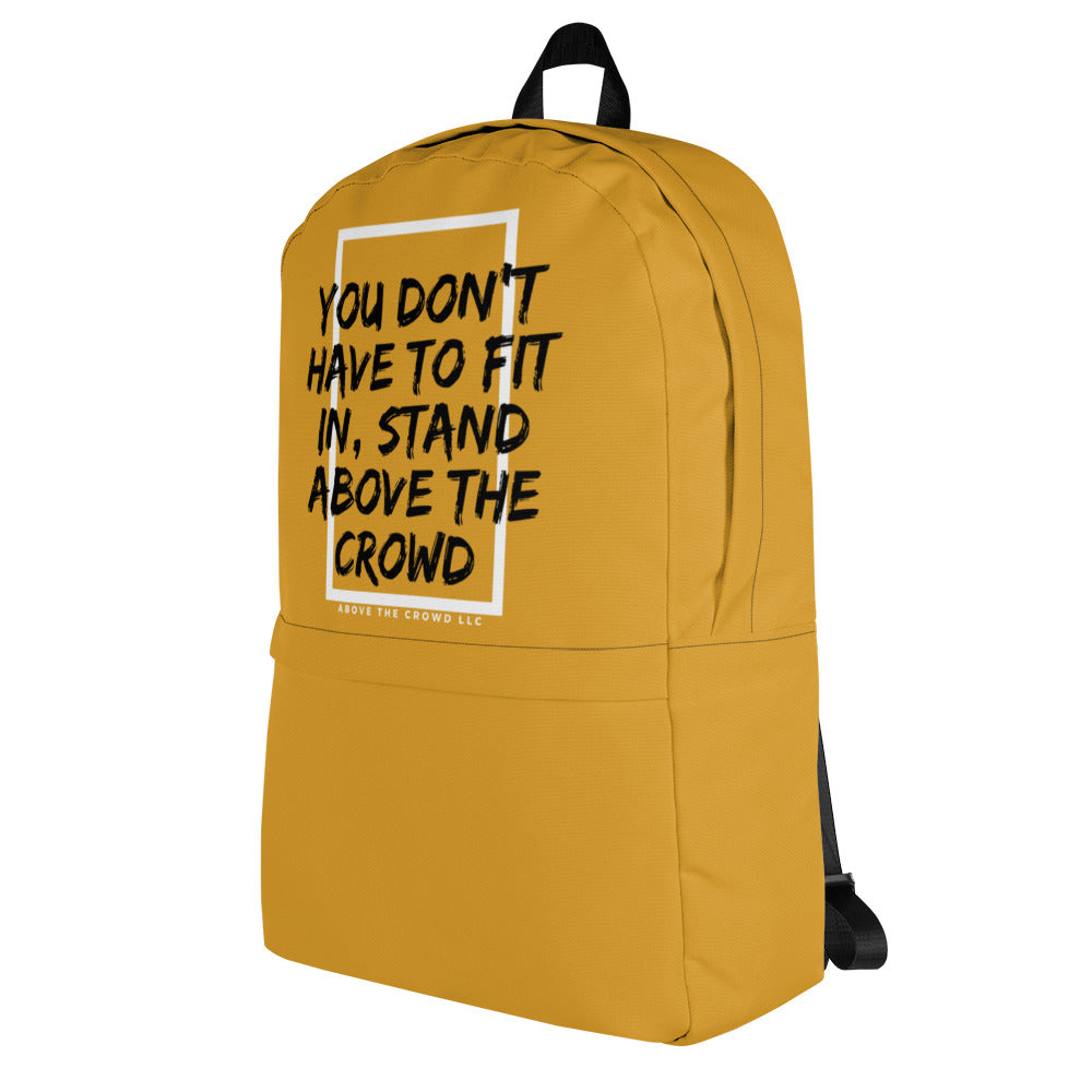 Mustard 'Fit In' Backpack