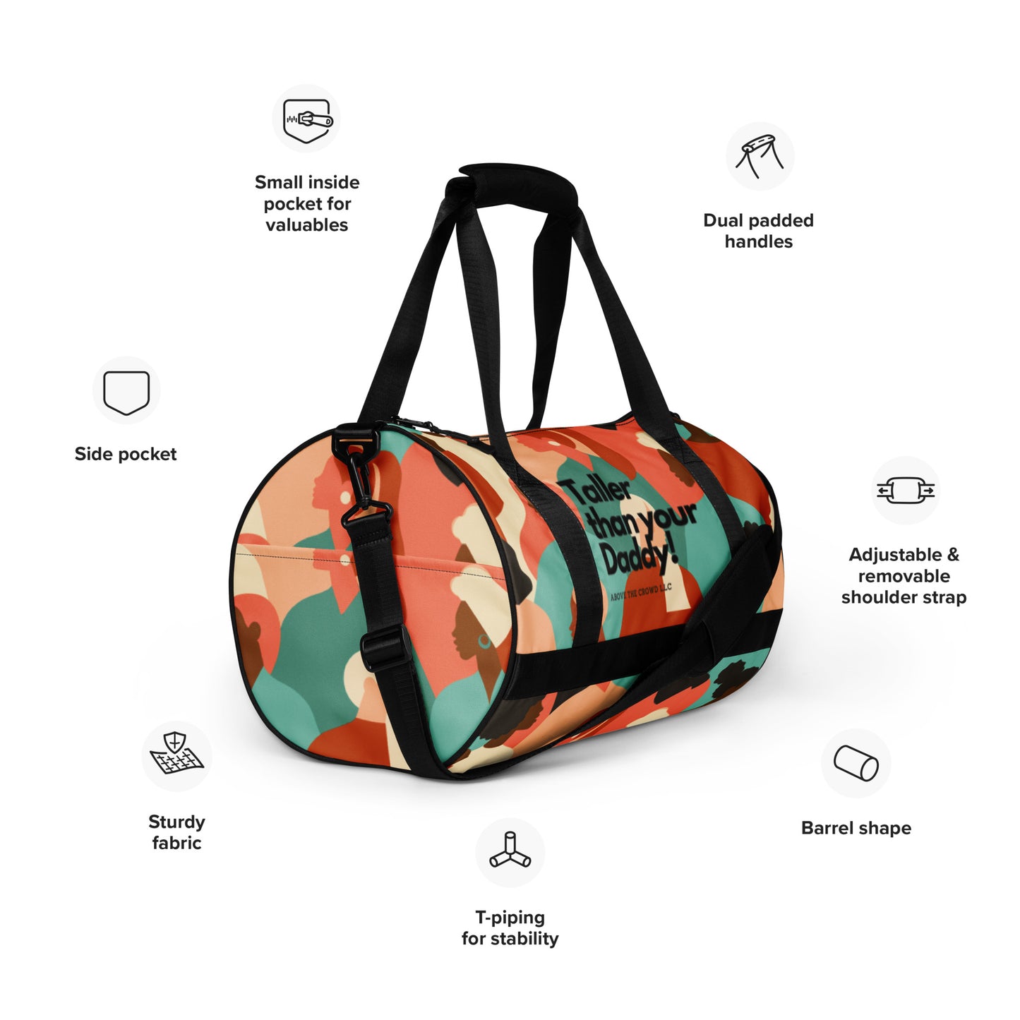 Limited Edition Women's History 'Taller than your Daddy' Gym Bag