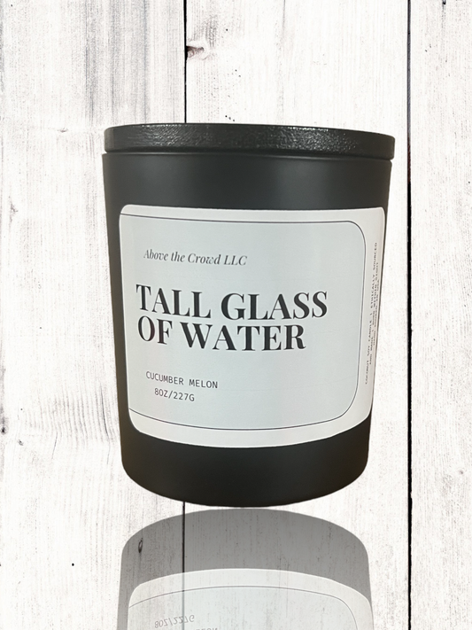 "Tall Glass of Water" Coco Soy Candle